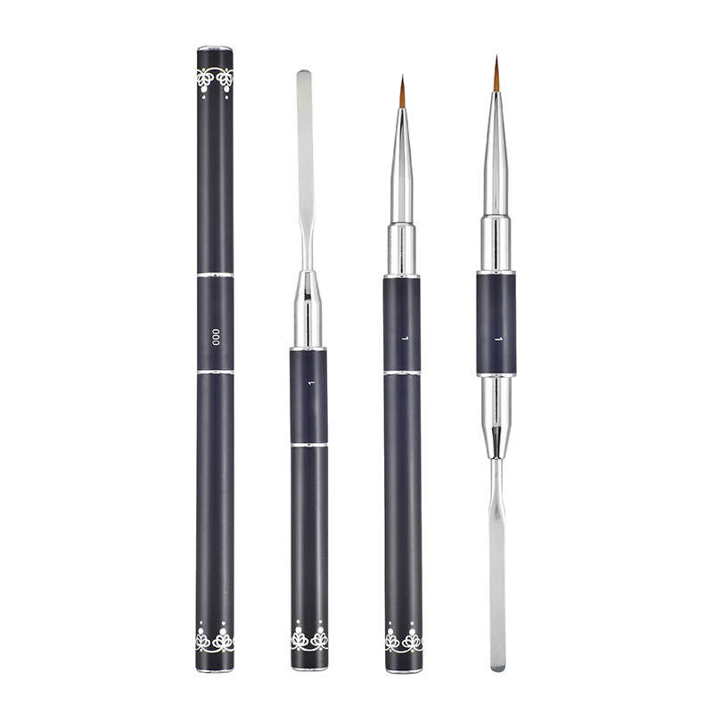 Dual-Ended Nail Art Brush and Spatula Tool – Professional Acrylic Gel Nail Design Pen for Manicure Artists - Image 8