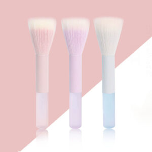 Gradient Frosted Handle Makeup Brush | Soft Synthetic Powder & Blush Brush for Beauty Sets & Wholesale