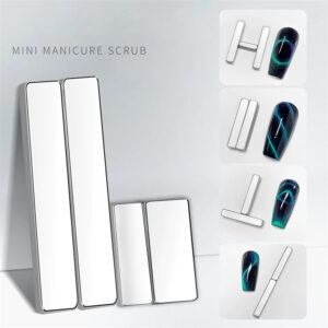 Mini Magnetic Nail Stick Set for Cat Eye Gel Polish | Professional Nail Art Magnet Tool for Line & Cross Effects