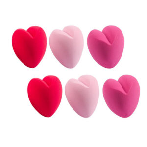Heart Shape Makeup Sponge – Latex-Free Cosmetic Blender for Foundation & BB Cream