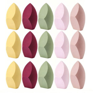 Latex-Free Makeup Sponge – Beveled Teardrop Beauty Blender for Foundation & Concealer